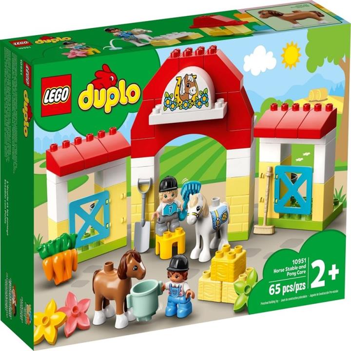 لگو سری Duplo مدل Horse Stable and Pony Care 10951 Lego Duplo Horse Stable and Pony Care 10951